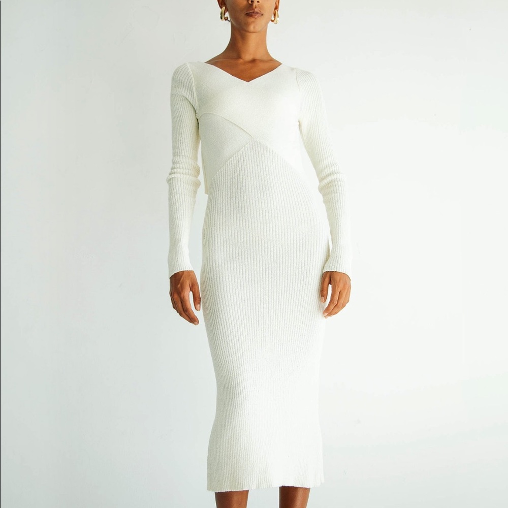 NEW WITH TAGS The Line By K Ribbed Knit Dress, Size X-Small